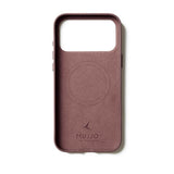 Mujjo iPhone 17 Pro Max Leather Case - MagSafe Kompatibel - Bronze Red