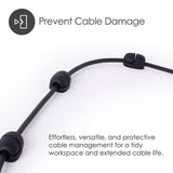 Desire2 Cable Nuggets Kabelholder - 10 Stk - Svart