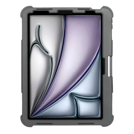 iPad Air 11" (2026 / 2025 / 2024) / iPad Air (2022 / 2020) / iPad Pro 11" (2022 / 2021 / 2020 / 2018) Targus Håndverksdeksel med Ståfunksjon & Beskyttelsesfilm - Grå / Gjennomsiktig