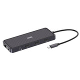 4smarts SmartDock 11-i-1 USB-C Docking Station - 100W - Svart