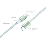 4smarts USB-C til USB-C 60W PremiumCord - 3x USB-C til USB-C-kabel med USB-C-adapter og forlenger - Hvit
