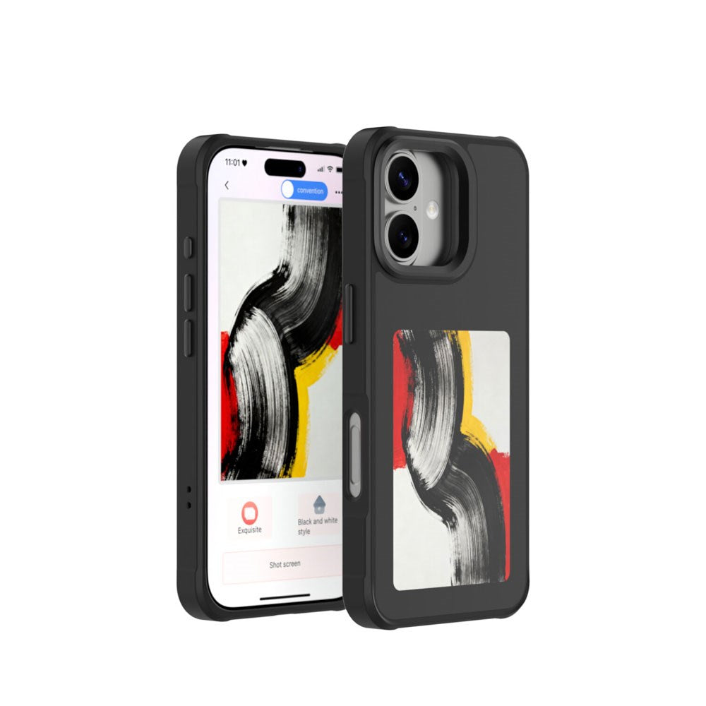 iPhone 17 4smarts E-Ink Deksel - MagSafe Kompatibel - Svart