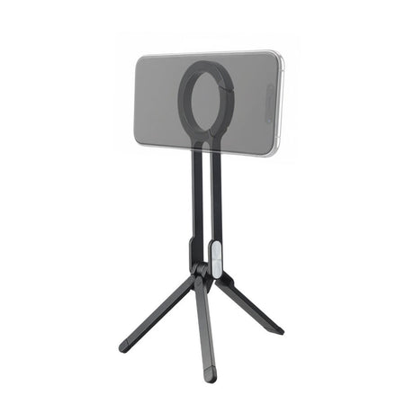 4smarts Sammenleggbart Stativ for Smarttelefon - MagSafe Kompatibel - Svart