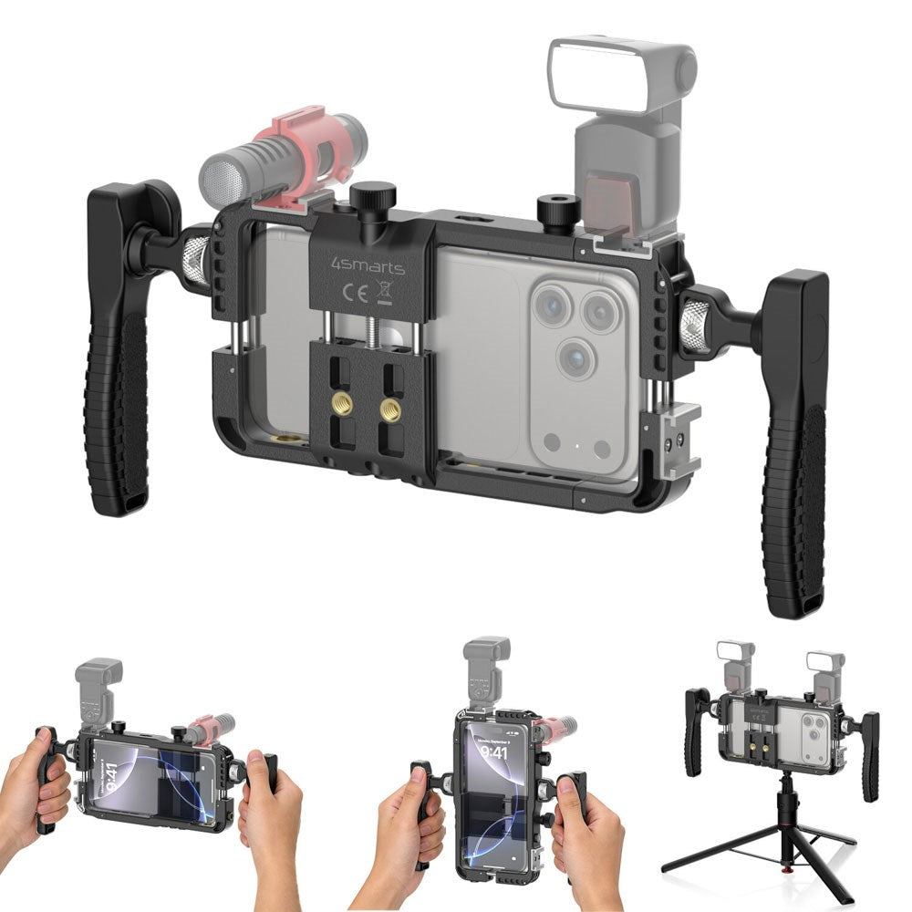 4smarts Universal Mobil Rig med Bluetooth Fjernutløser - Svart