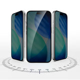 iPhone 18 Pro Max 4Smarts Second Glass Skjermbeskytter m. Monteringsramme - Privacy Funksjon - Gjennomsiktig