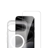 Google Pixel 11 / 11 Pro / 10 / 10 Pro / 9 / 9 Pro 4Smarts 360° Protection Set m. Deksel & Skjermbeskyttelsesglass - Qi2 Kompatibel - Gjennomsiktig
