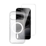 Google Pixel 11 / 11 Pro / 10 / 10 Pro / 9 / 9 Pro 4Smarts 360° Protection Set m. Deksel & Skjermbeskyttelsesglass - Qi2 Kompatibel - Gjennomsiktig