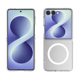Samsung Galaxy Z Flip8 4Smarts 360° Protection Set m. Deksel & Skjermbeskyttelsesglass - Gjennomsiktig