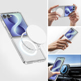 Samsung Galaxy Z Flip8 4Smarts 360° Protection Set m. Deksel & Skjermbeskyttelsesglass - Gjennomsiktig