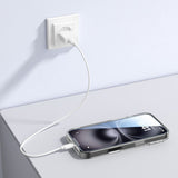 iPhone 18 Pro / 17 Pro 4Smarts 3-i-1 Premium Starter Set - MagSafe Deksel, Skjermbeskyttelse & 20W Vegglader - Gjennomsiktig / Hvit