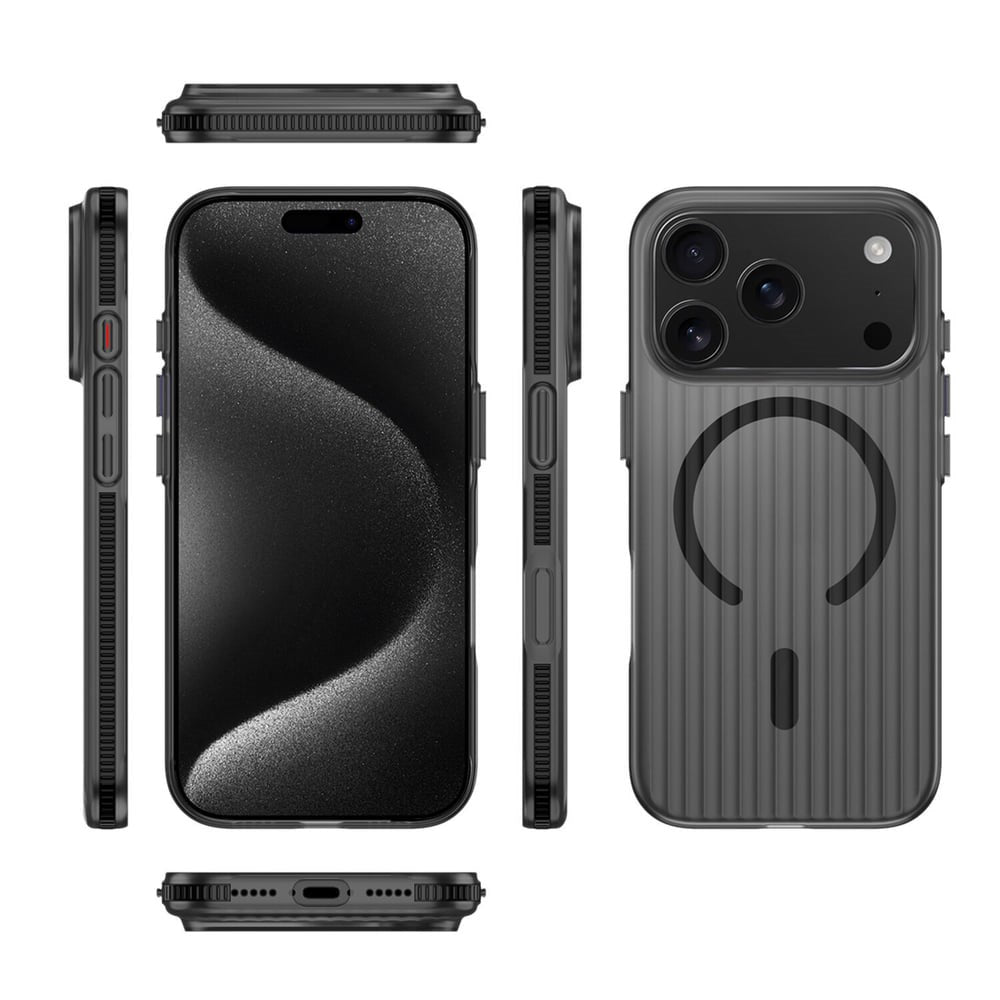 iPhone 18 Pro / 17 Pro 4Smarts Aero Deksel - MagSafe Kompatibel - Svart