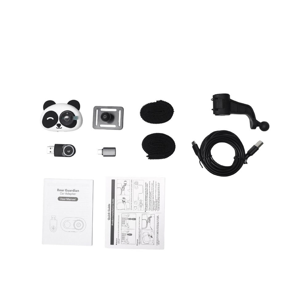 4Smarts 2-i-1 Trådløs Kamera Adapter for Apple CarPlay - Panda