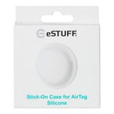 eSTUFF AirTag 1. & 2. Gen. Stick-On Silikondeksel - Hvit