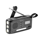 Sandberg Active Survivor Nødradio med 4500mAh Solcellelader & DAB / FM-Radio - Svart