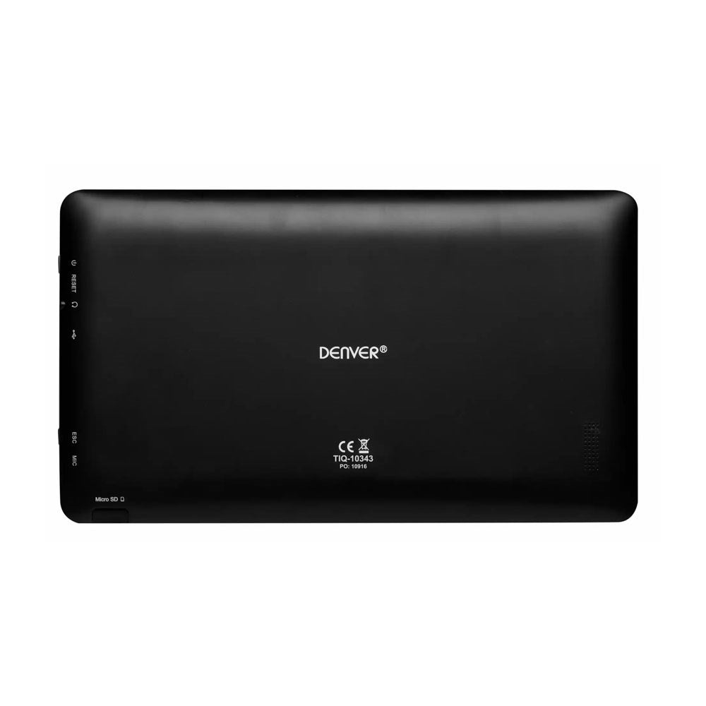 Denver TIQ-10394 Nettbrett 10.1" med Android 8.1 GO - 1 RAM & 32 GB - 4.400mAh - Svart