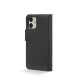 Trunk iPhone 11 Pro / XS / X Ekte Skinn Deksel med Avtakbart Deksel - Svart
