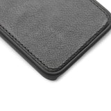Trunk iPhone 12 Pro Max Ekte Skinn Deksel med Avtakbart Deksel - Svart