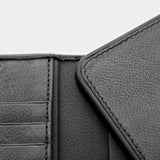 Trunk iPhone 13 Pro Max Ekte Skinn Deksel med Avtakbart Deksel - Svart