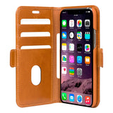 iPhone 11 Pro dbramante1928 Copenhagen Ekte Skinn Flip Deksel m. Lommebok - Tan