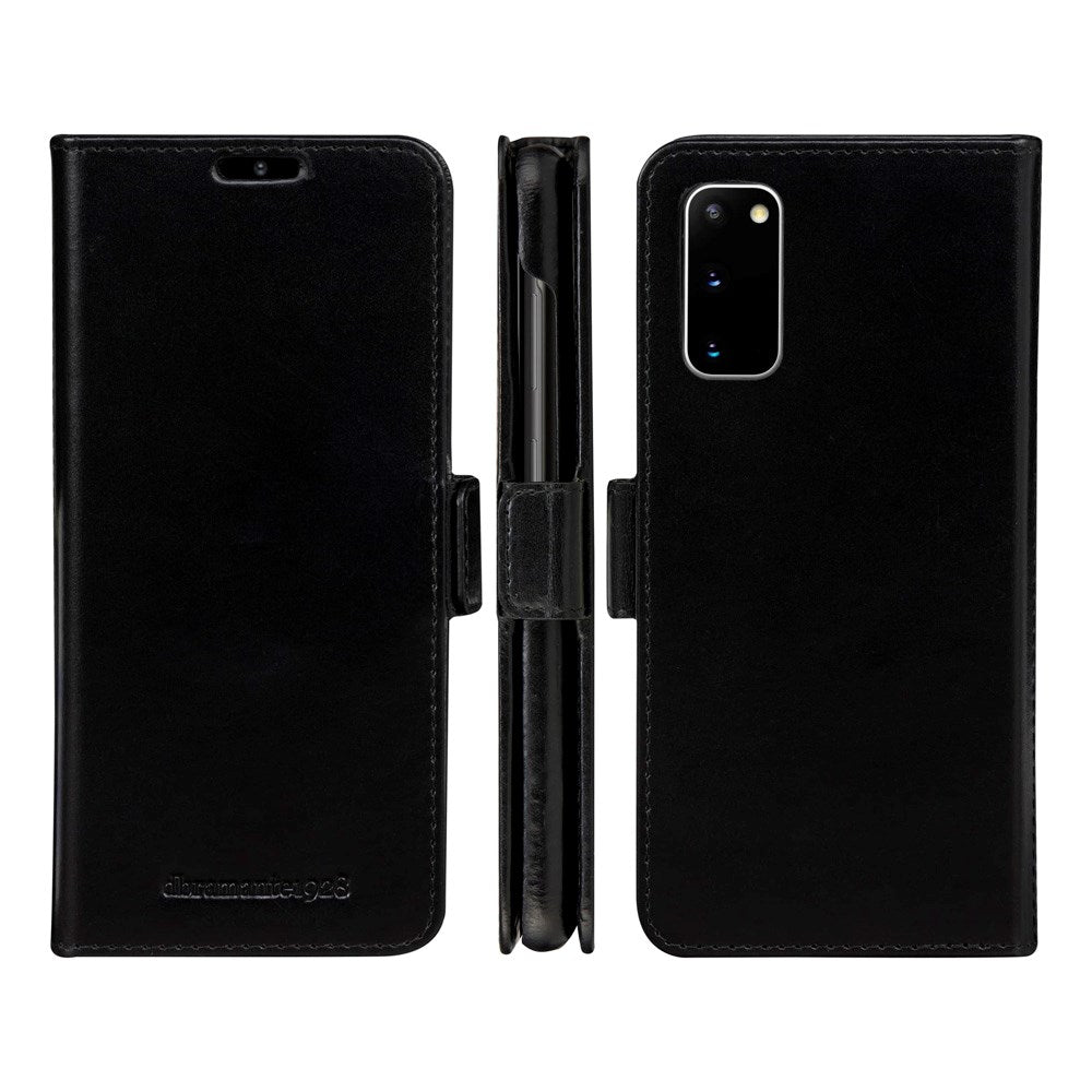 Samsung Galaxy S20 dbramante1928 Lynge 2-i-1 Ekte Skinn Flip Deksel - Black