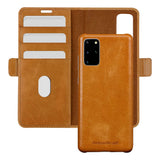 Samsung Galaxy S20+ (Plus) dbramante1928 Lynge 2-i-1 Ekte Skinn Flip Deksel - Tan