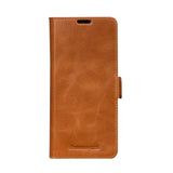 Samsung Galaxy S21 FE dbramante1928 Copenhagen Slim Ekte Skinn Flip Deksel m. Lommebok - Tan