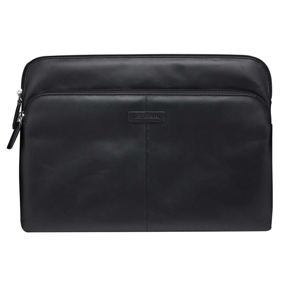 dbramante1928 Skagen Pro+ Ekte Skinnveske for Bærbar Datamaskin / MacBook (340 x 240 mm) - CO2-nøytral - Svart