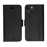 iPhone 12 / 12 Pro dbramante1928 Copenhagen Skinn Magnet Flip-Deksel - Black