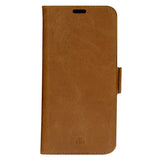 iPhone 13 dbramante1928 Copenhagen Skinn Magnet Flip-Deksel - Tan