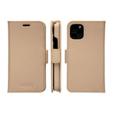 iPhone 12 Mini dbramante1928 New York 2-i-1 Ekte Skinn Flip Deksel - Sahara Sand