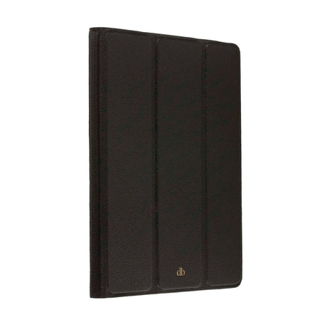 iPad 10.2" (2021 / 2020 / 2019) dbramante1928 Milan Ekte Skinn Flip Deksel - Night Black