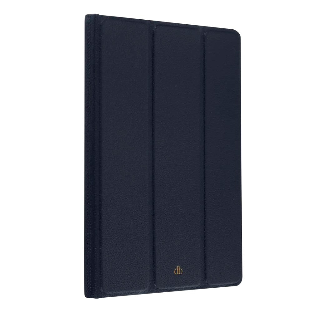 iPad 10.2" (2021 / 2020 / 2019) dbramante1928 Milan Ekte Skinn Flip Deksel - Pacific Blue