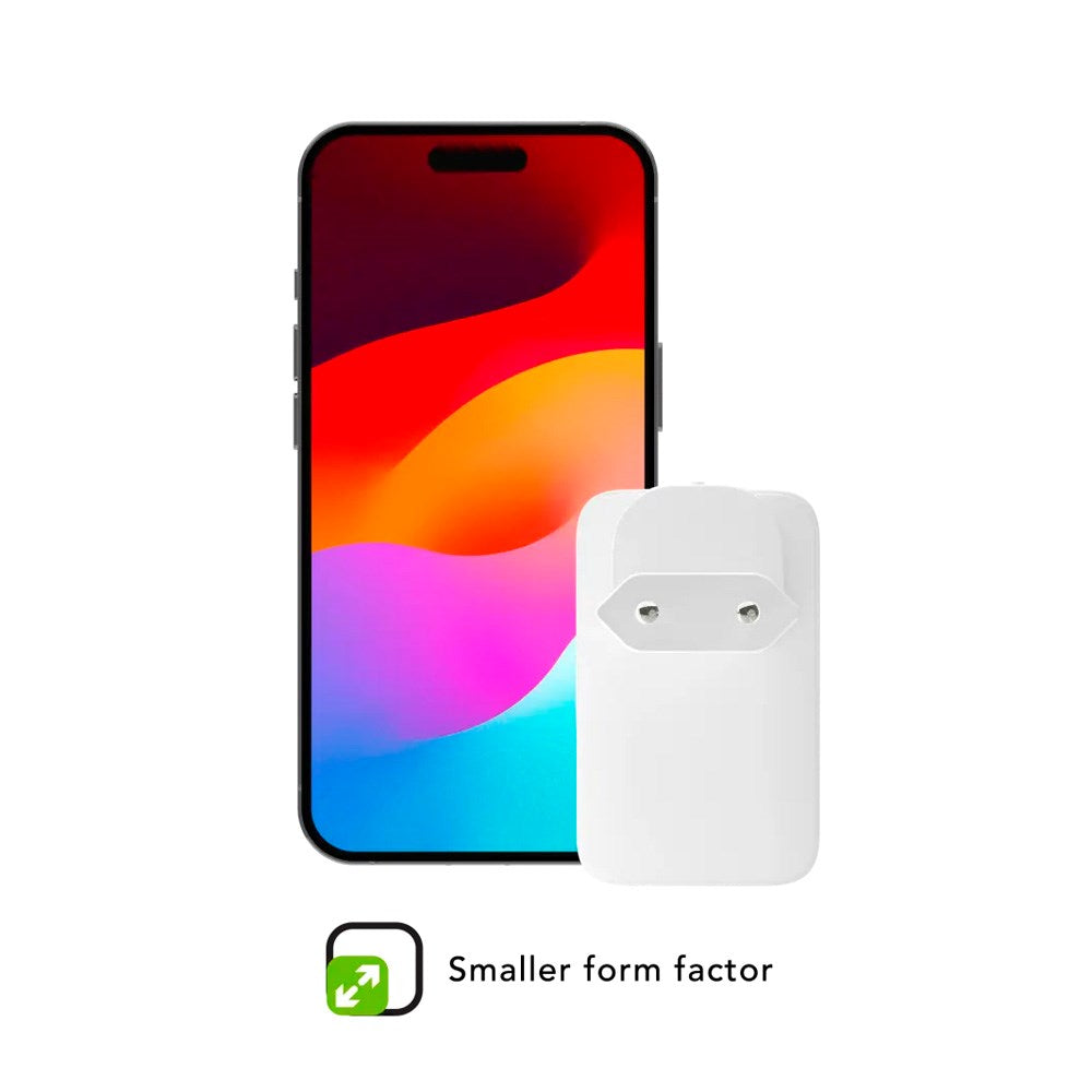 dbramante1928 Slim Vegglader m. 1x USB-C 30W & 1x USB-A 30W - Hvit