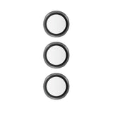 Samsung Galaxy Z Fold5 PanzerGlass Hoops - Kamerabeskyttelsesglass - Gjennomsiktig / Svart