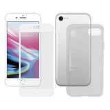 iPhone SE 2022 / 2020 / 8 / 7 PanzerGlass 360° Protection (Glass m. Hvit Kant + Bakside Deksel)