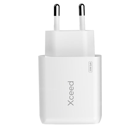 Xceed 20W GaN Vegglader med 1 x USB-C 1 x USB-A - Hvit
