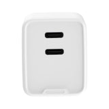 Xceed 45W GaN Vegglader med 2 x USB-C - Hvit