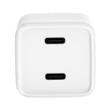 Xceed 65W GaN Vegglader med 2 x USB-C - Hvit