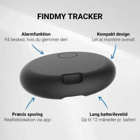 Zmartgear Bluetooth GPS-Tracker - Kompatibel med Apple Find My - Svart