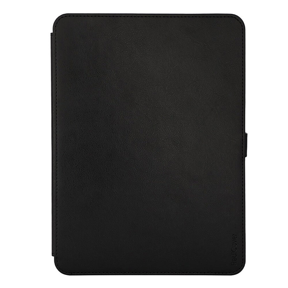 iPad 11" (2025) / iPad 10.9" (2024/2022) RadiCover - Flipdeksel i Vegansk Skinn med Lommebok - 55% Strålevern - Svart