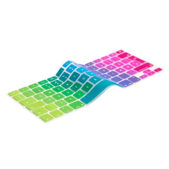 Philbert Apple Magic Keyboard (A1314) Tastaturdeksel med Dansk Layout - Regnbue