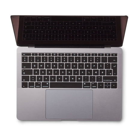 Philbert MacBook Pro 13" (2017) / 12" (2015 - 2019) Keyboard Cover m. Dansk Tastatur - Svart