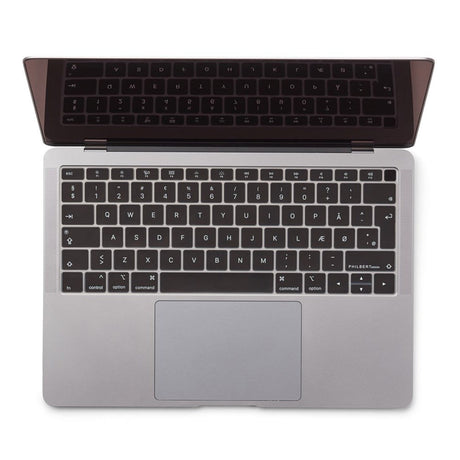 Philbert MacBook Air 13" (2018-2019) Keyboard Deksel m. Dansk Tastatur - Svart