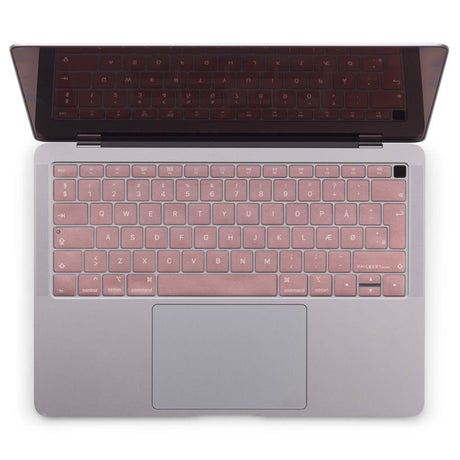 Philbert MacBook Air 13" (2018-2019) Keyboard Deksel m. Dansk Tastatur - Rosa