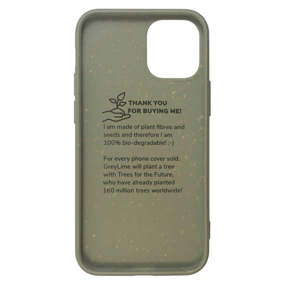 iPhone 12 Mini GreyLime 100% Plantebasert Deksel - Grønn - Kjøp et Deksel & Plant et Tre