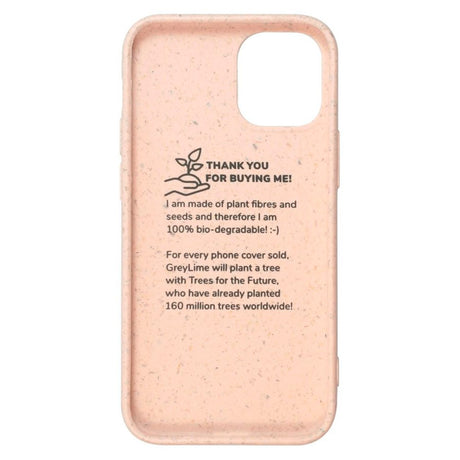iPhone 12 Mini GreyLime 100% Plantebasert Deksel - Rosa - Kjøp et Deksel & Plant et Tre