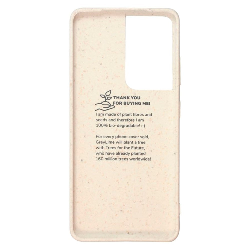 Samsung Galaxy S21 Ultra GreyLime 100% Plantebasert Deksel - Beige - Kjøp et Deksel & Plant et Tre