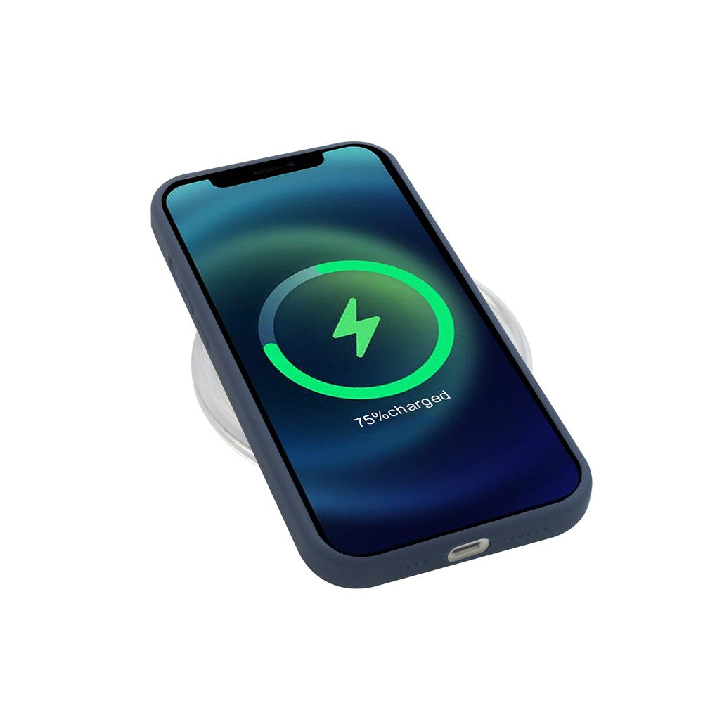 GreenMind iPhone 13 Fôret Silikon Deksel - Blå