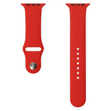 Apple Watch (38/40/SE/41/42 mm) Lippa Silikon Stropp – Rød