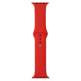Apple Watch (38/40/SE/41/42 mm) Lippa Silikon Stropp – Rød